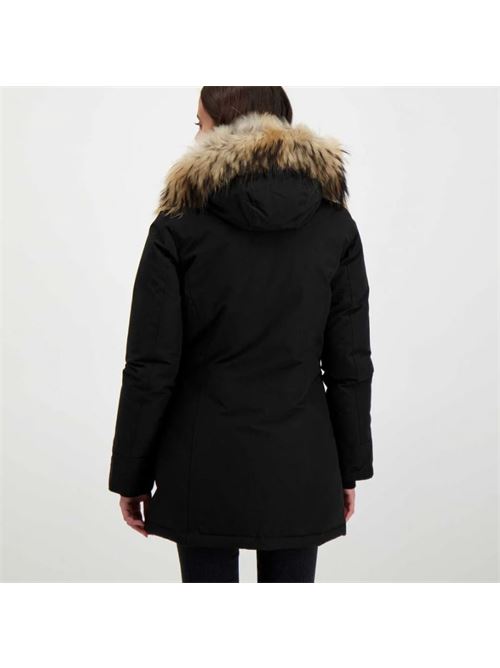 arctic raccoon parka WOOLRICH | CFWWOU0538FRUT0001.BLK